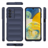 Galaxy A26 Kılıf Esnek TPU Oyuklu Arka Yüzey Tasarımlı Etnik Silikon Kapak Siyah