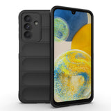 Galaxy A26 Kılıf Esnek TPU Oyuklu Arka Yüzey Tasarımlı Etnik Silikon Kapak Siyah