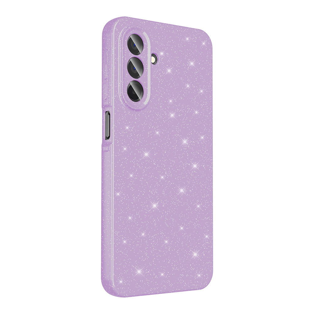 Galaxy A26 Kılıf Kamera Korumalı Simli Lüks Zore Koton Kapak Gümüş