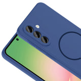 Galaxy A26 Kılıf M-safe Şarj Özellikli Zore Meta Kapak Titanyum-Gri