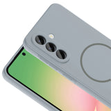 Galaxy A26 Kılıf M-safe Şarj Özellikli Zore Meta Kapak Titanyum-Gri