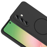 Galaxy A26 Kılıf M-safe Şarj Özellikli Zore Meta Kapak Siyah