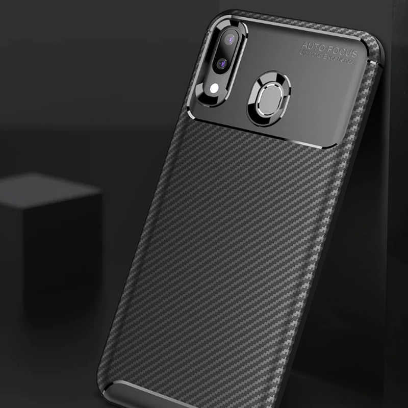 Galaxy A30 Kılıf Zore Negro Silikon Kapak Siyah