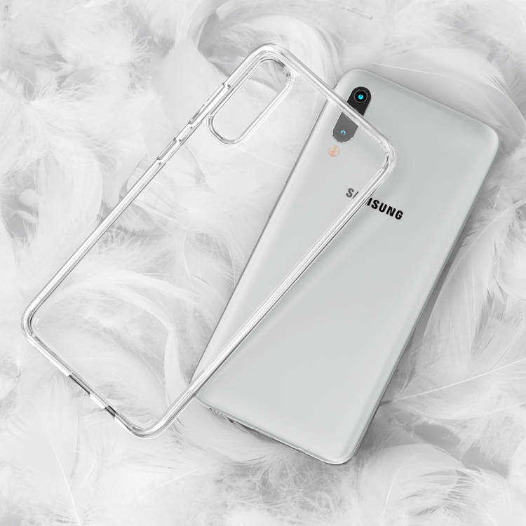 Galaxy A30S Kılıf Zore Coss Kapak Renksiz