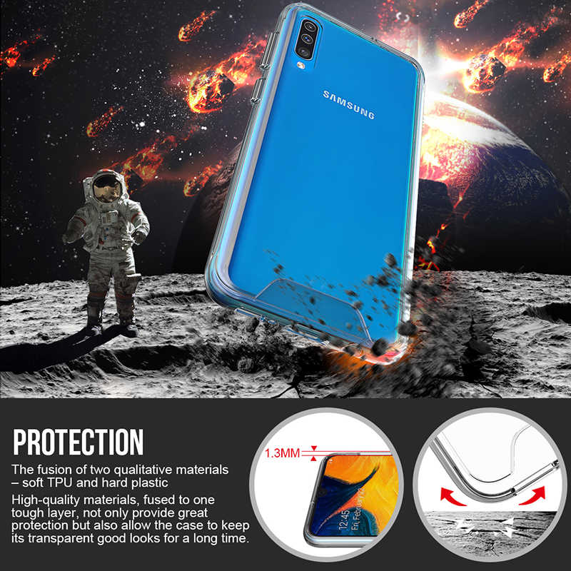Galaxy A30S Kılıf Zore Gard Silikon Renksiz