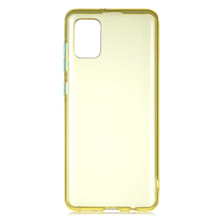 Galaxy A31 Kılıf Zore Bistro Kapak Sarı