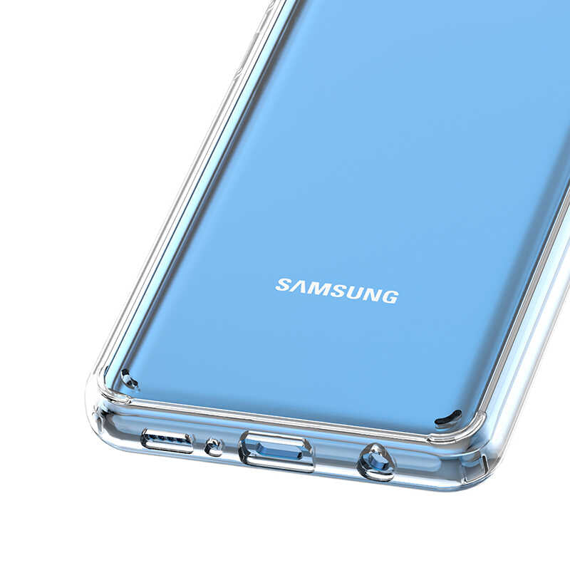Galaxy A31 Kılıf Zore Coss Kapak Renksiz