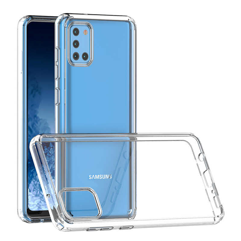 Galaxy A31 Kılıf Zore Coss Kapak Renksiz