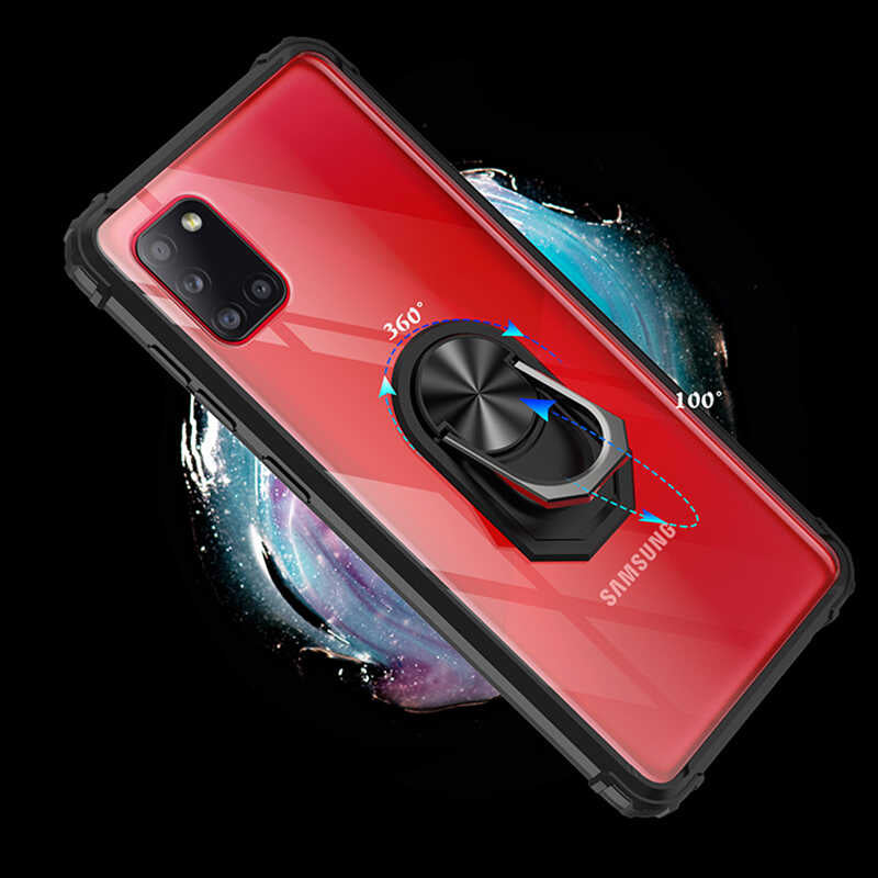 Galaxy A31 Kılıf Zore Mola Kapak Siyah