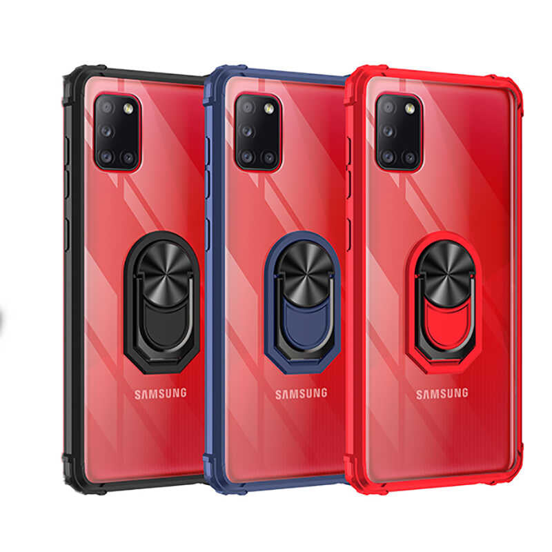 Galaxy A31 Kılıf Zore Mola Kapak Siyah
