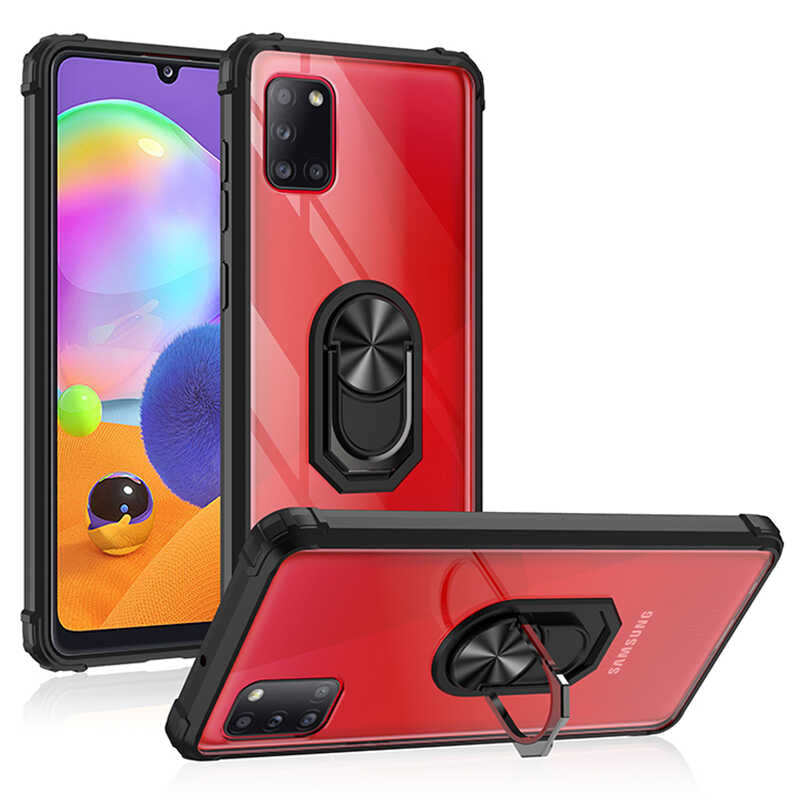 Galaxy A31 Kılıf Zore Mola Kapak Siyah