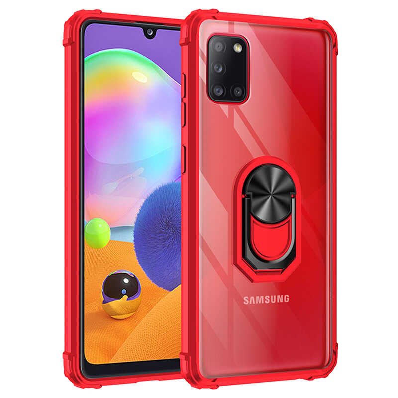 Galaxy A31 Kılıf Zore Mola Kapak Kırmızı