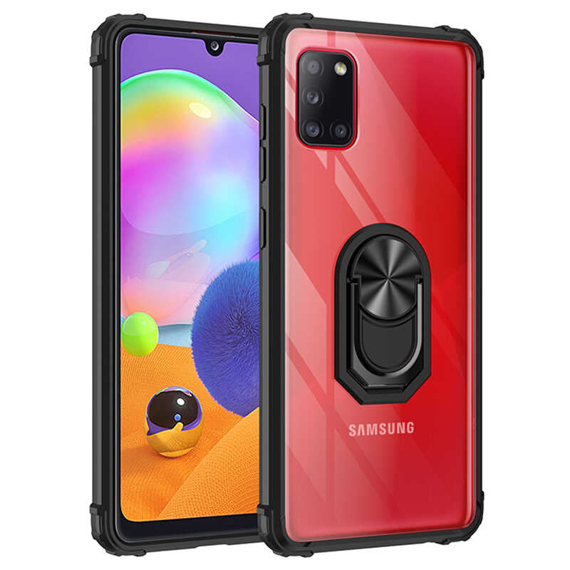 Galaxy A31 Kılıf Zore Mola Kapak Siyah
