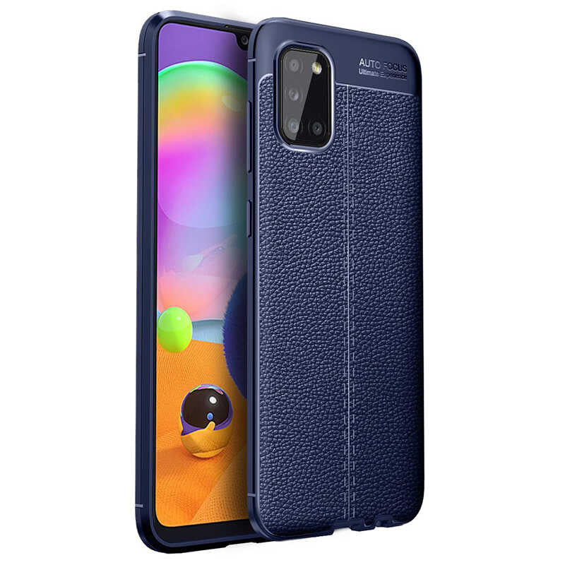 Galaxy A31 Kılıf Zore Niss Silikon Kapak Siyah