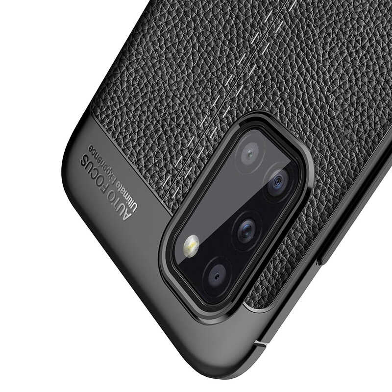 Galaxy A31 Kılıf Zore Niss Silikon Kapak Siyah