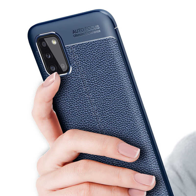 Galaxy A31 Kılıf Zore Niss Silikon Kapak Siyah