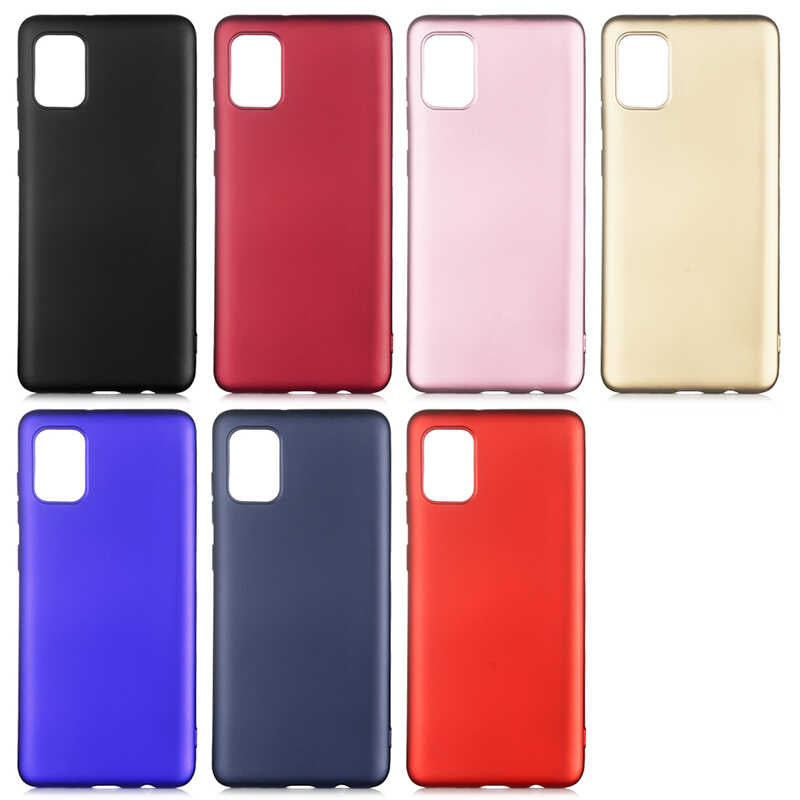 Galaxy A31 Kılıf Zore Premier Silikon Kapak Kırmızı