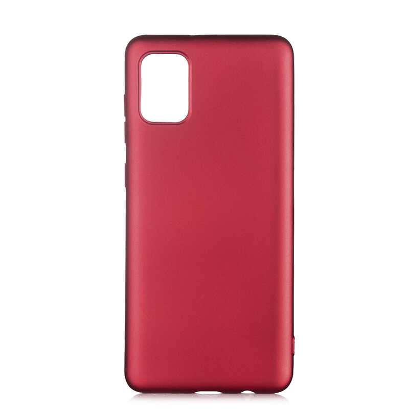 Galaxy A31 Kılıf Zore Premier Silikon Kapak Mürdüm