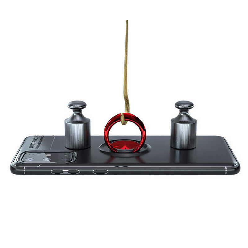 Galaxy A31 Kılıf Zore Ravel Silikon Kapak Mavi