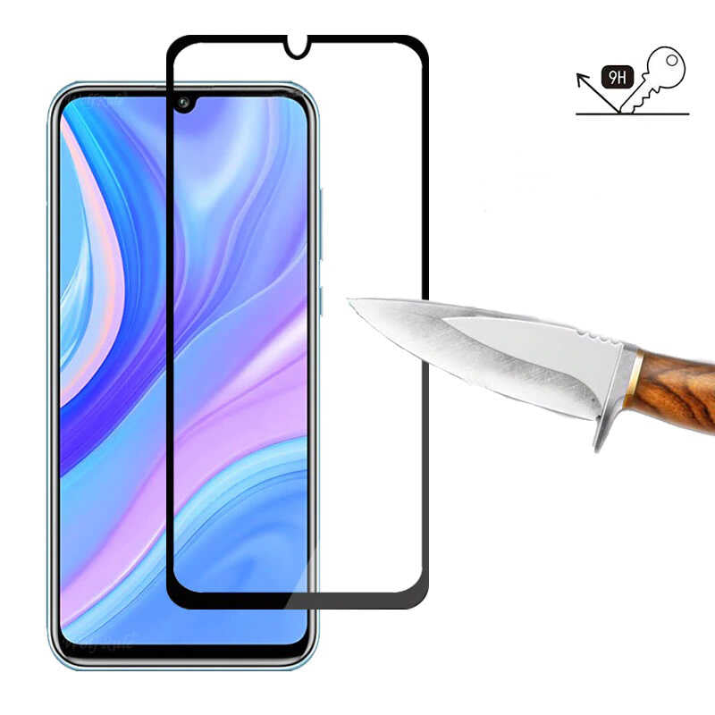 Galaxy A31 Zore Kenarları Kırılmaya Dayanıklı Cam Ekran Koruyucu Siyah