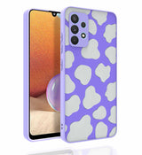 Galaxy A32 4G Kılıf Desenli Kamera Korumalı Parlak Zore Nora Kapak NO6