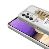 Galaxy A32 4G Kılıf Kamera Korumalı Baskılı Arka Yüzey Zore Klas Kapak Koyu Kahve