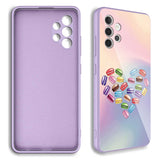 Galaxy A32 4G Kılıf Kamera Korumalı Desenli Sert Silikon Zore Epoksi Kapak NO5