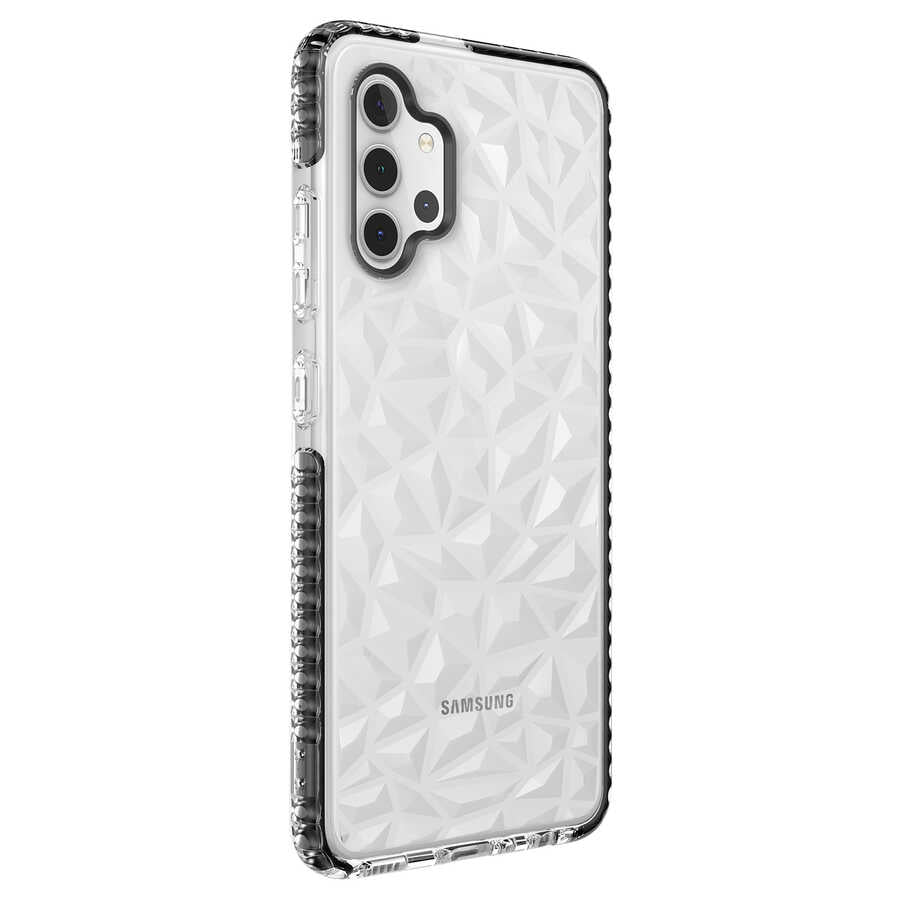 Galaxy A32 4G Kılıf Zore Buzz Kapak Mor