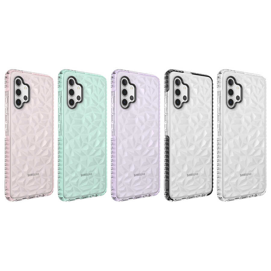 Galaxy A32 4G Kılıf Zore Buzz Kapak Mor