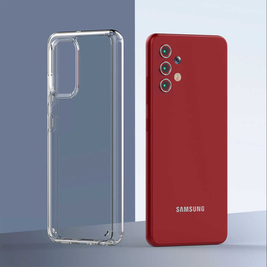 Galaxy A32 4G Kılıf Zore Coss Kapak Renksiz