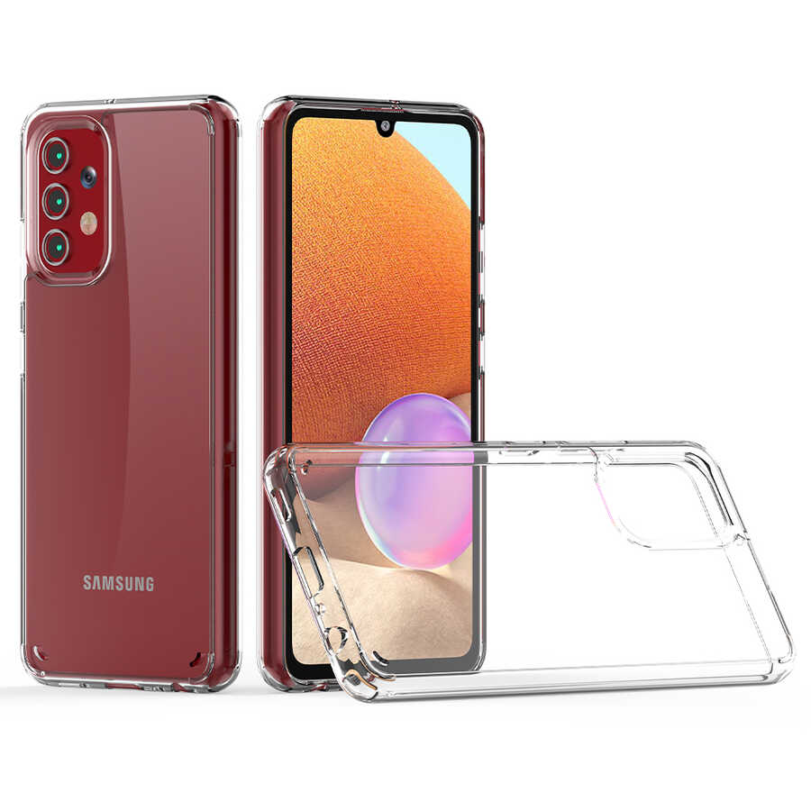 Galaxy A32 4G Kılıf Zore Coss Kapak Renksiz