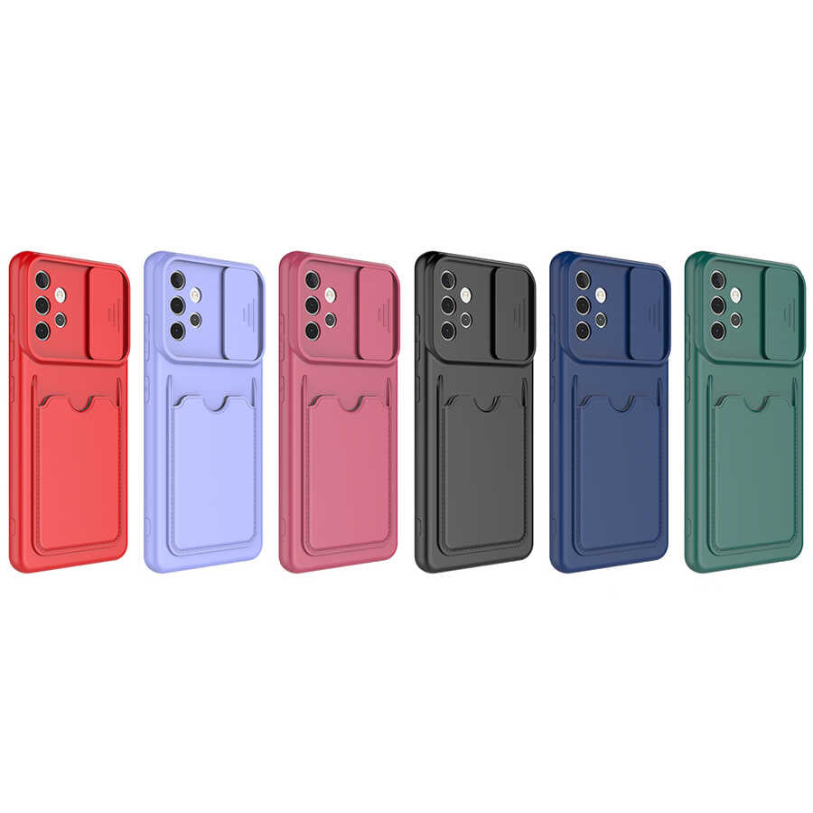 Galaxy A32 4G Kılıf Zore Kartix Kapak Lila