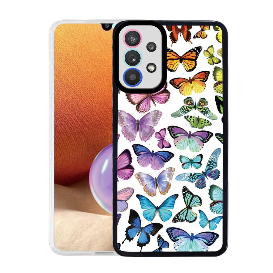 Galaxy A32 4G Kılıf Zore M-Fit Desenli Kapak Love Story No2