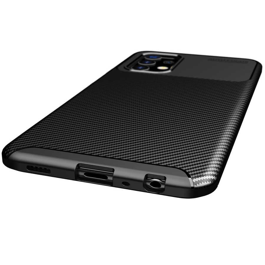 Galaxy A32 4G Kılıf Zore Negro Silikon Kapak Siyah