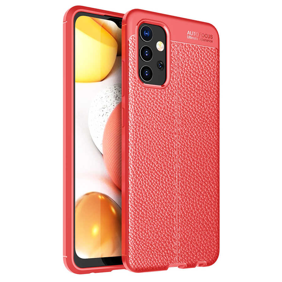 Galaxy A32 4G Kılıf Zore Niss Silikon Kapak Kırmızı