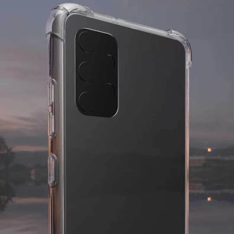 Galaxy A32 4G Kılıf Zore Nitro Anti Shock Silikon Renksiz