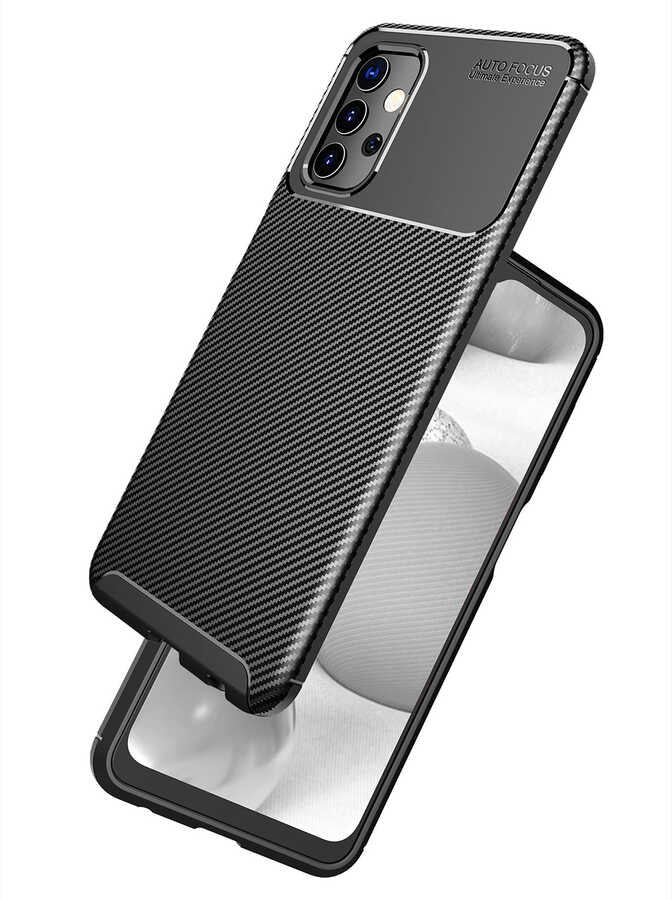 Galaxy A32 5G Kılıf Zore Negro Silikon Kapak Siyah