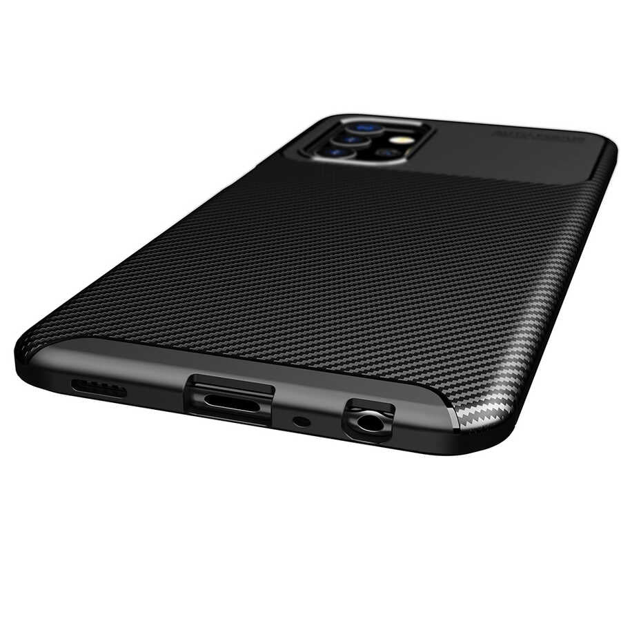 Galaxy A32 5G Kılıf Zore Negro Silikon Kapak Siyah