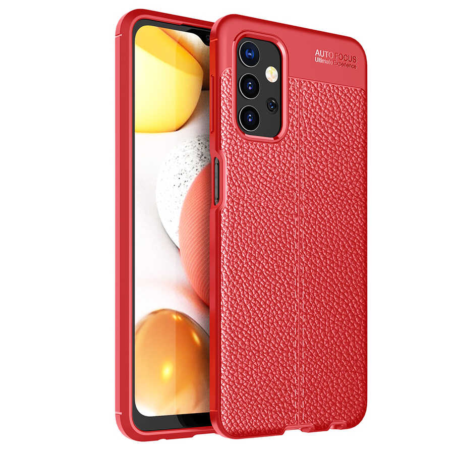 Galaxy A32 5G Kılıf Zore Niss Silikon Kapak Kırmızı