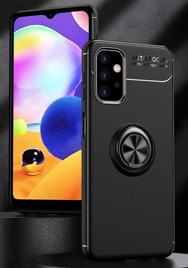 Galaxy A32 5G Kılıf Zore Ravel Silikon Kapak Kırmızı