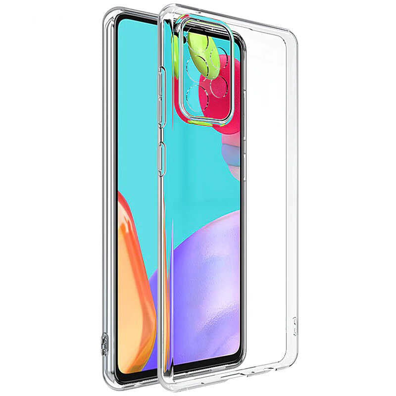Galaxy A32 5G Kılıf Zore Süper Silikon Kapak Renksiz