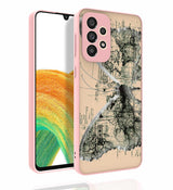 Galaxy A33 5G Kılıf Desenli Kamera Korumalı Parlak Zore Nora Kapak NO4