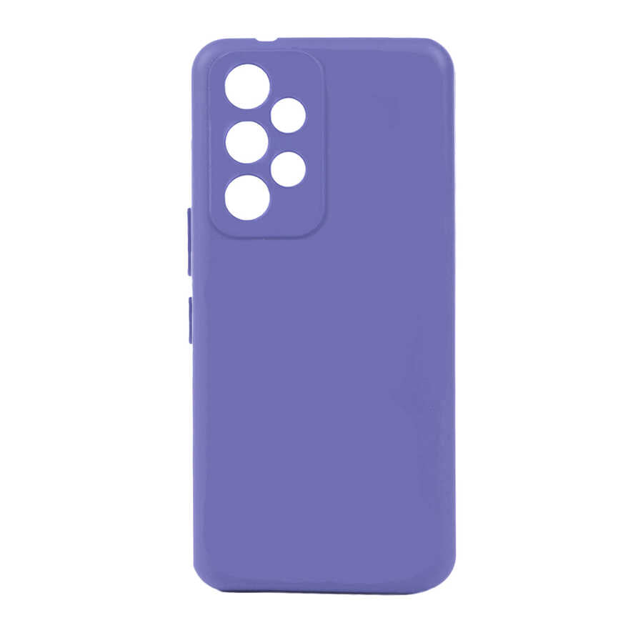 Galaxy A33 5G Kılıf Zore Biye Silikon Lila