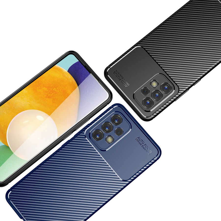 Galaxy A33 5G Kılıf Zore Negro Silikon Kapak Lacivert