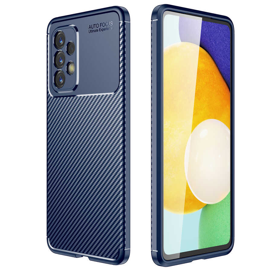 Galaxy A33 5G Kılıf Zore Negro Silikon Kapak Lacivert