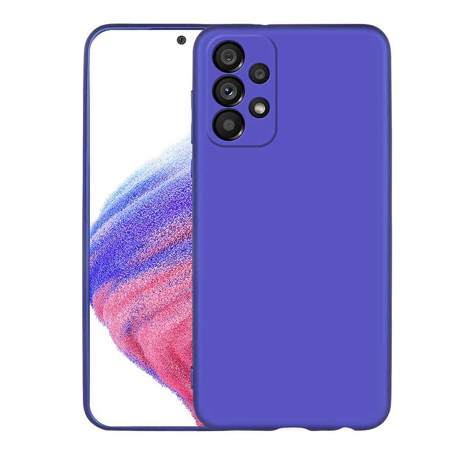 Galaxy A33 5G Kılıf Zore Premier Silikon Kapak Lacivert