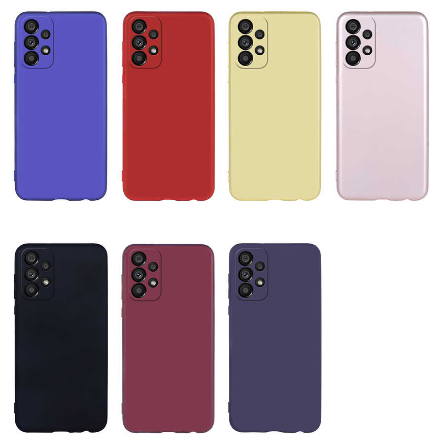 Galaxy A33 5G Kılıf Zore Premier Silikon Kapak Rose Gold