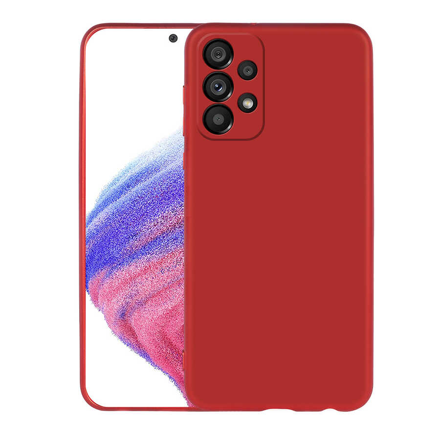 Galaxy A33 5G Kılıf Zore Premier Silikon Kapak Kırmızı