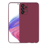 Galaxy A33 5G Kılıf Zore Premier Silikon Kapak Mürdüm