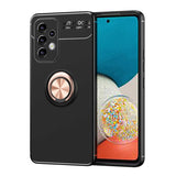 Galaxy A33 5G Kılıf Zore Ravel Silikon Kapak Siyah-Rose Gold